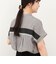 バックヨークテープ半袖ブラウス