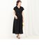 ウエストベルト開き襟ワンピース