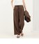 リネン混パンツ