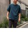 《吸水速乾》PERFECTEX杢調ドライ　クルーネック　Tシャツ