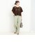 キャンブリック刺繍ショートブラウス