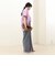 《セットアップ対応》リネンライクシャンブレーワイドパンツ