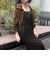 オーガンジーグログランフードブルゾン