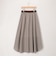 チェックサークルスリットスカート
