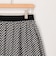 チェックサークルスリットスカート
