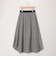 チェックサークルスリットスカート