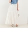 ギャザー切替スカート