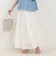 ギャザー切替スカート