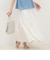ギャザー切替スカート
