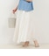 ギャザー切替スカート