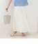 ギャザー切替スカート