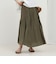 ギャザー切替スカート