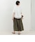 ギャザー切替スカート