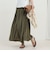 ギャザー切替スカート