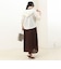 麻調シアーボイルピンタックワンピース