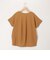 麻調ジャージー袖口ダブルTシャツ