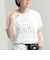 ロゴ＋レースTシャツ