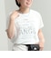 ロゴ＋レースTシャツ