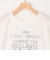 ロゴ＋レースTシャツ