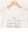 ロゴ＋レースTシャツ