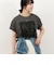 ロゴ＋レースTシャツ
