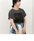 ロゴ＋レースTシャツ