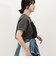 ロゴ＋レースTシャツ