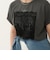 ロゴ＋レースTシャツ