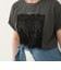 ロゴ＋レースTシャツ