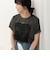 ロゴ＋レースTシャツ