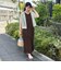 麻調シアースパンバイヤスワンピース