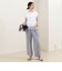 《接触冷感》《吸水速乾》DRY COTTON裾レースTシャツ