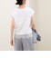 《接触冷感》《吸水速乾》DRY COTTON裾レースTシャツ