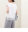 《接触冷感》《吸水速乾》DRY COTTON裾レースTシャツ