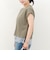 《接触冷感》《吸水速乾》DRY COTTON裾レースTシャツ