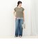 《接触冷感》《吸水速乾》DRY COTTON裾レースTシャツ