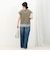 《接触冷感》《吸水速乾》DRY COTTON裾レースTシャツ