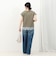 《接触冷感》《吸水速乾》DRY COTTON裾レースTシャツ