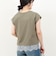 《接触冷感》《吸水速乾》DRY COTTON裾レースTシャツ