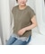 《接触冷感》《吸水速乾》DRY COTTON裾レースTシャツ