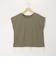 《接触冷感》《吸水速乾》DRY COTTON裾レースTシャツ