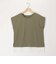 《接触冷感》《吸水速乾》DRY COTTON裾レースTシャツ