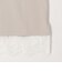 《接触冷感》《吸水速乾》DRY COTTON裾レースTシャツ