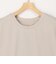 《接触冷感》《吸水速乾》DRY COTTON裾レースTシャツ