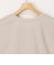 《接触冷感》《吸水速乾》DRY COTTON裾レースTシャツ