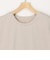 《接触冷感》《吸水速乾》DRY COTTON裾レースTシャツ