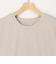 《接触冷感》《吸水速乾》DRY COTTON裾レースTシャツ