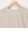 《接触冷感》《吸水速乾》DRY COTTON裾レースTシャツ