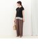 《接触冷感》《吸水速乾》DRY COTTON裾レースTシャツ