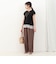 《接触冷感》《吸水速乾》DRY COTTON裾レースTシャツ